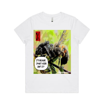 It's because I'm not a bird, isn't it? - AS Colour - Women's  Maple ORGANIC Tee Thumbnail