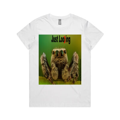 Spider "Just Looking" - AS Colour - Women's Maple Crew Tee (Regular Fit) Thumbnail